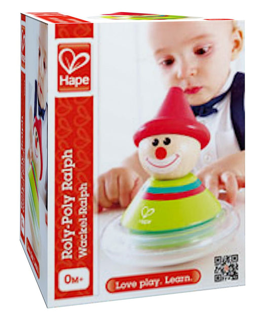 Hape clovnul ralph cu sistem hopa mitica, Hape - Publisol.ro