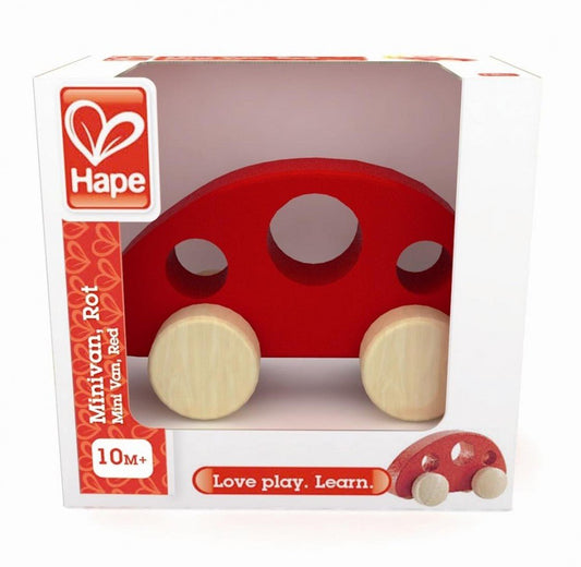 Hape mini furgoneta rosie, Hape - Publisol.ro
