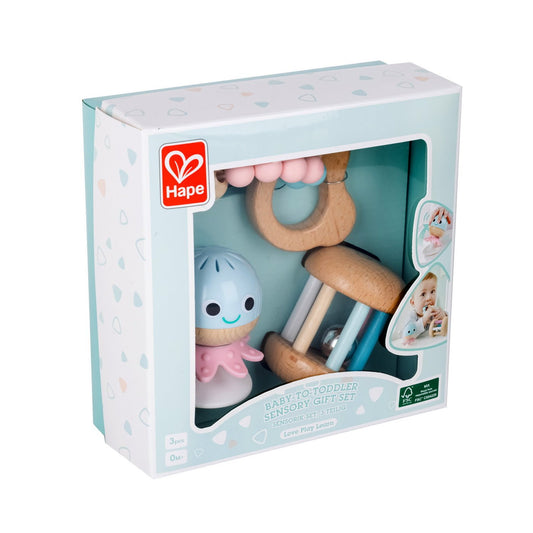 Hape set 3 jucarii senzoriale, Hape - Publisol.ro