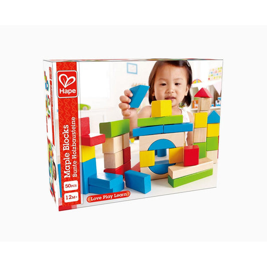 Hape set piese de construit multicolor, Hape - Publisol.ro