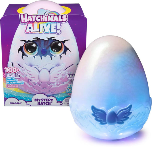 Hatchimals alive mistery hatch ou draggle, Spin Master - Publisol.ro