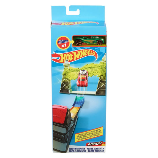 Hot wheels action classic stunt turnul electric, Mattel - Publisol.ro