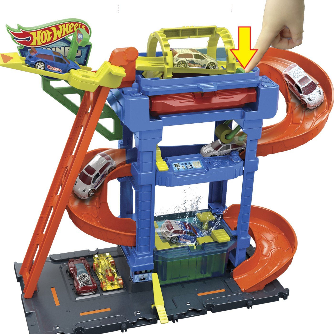 Hot Wheels city color shifters spalatoria - Publisol.ro