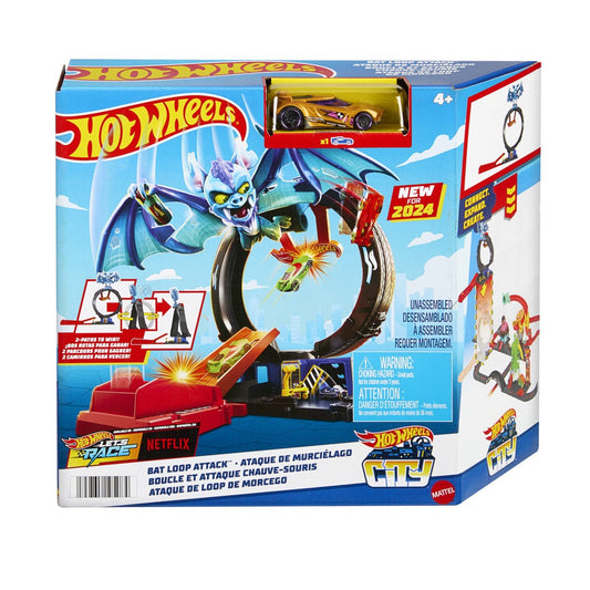 Hot wheels city pista inamicilor bucla liliacului, Mattel - Publisol.ro