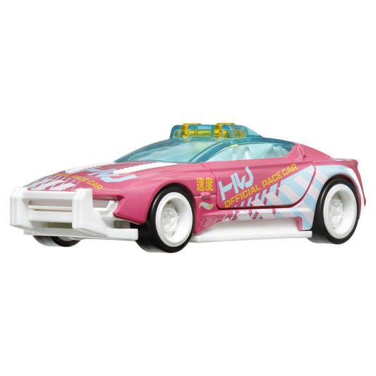 Hot wheels masinuta metalica cu sistem pull back alpha pursuit scara 1:43, Mattel - Publisol.ro
