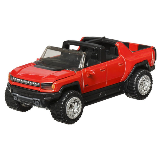 Hot wheels masinuta metalica cu sistem pull back gmc hummer ev scara 1:43, Mattel - Publisol.ro