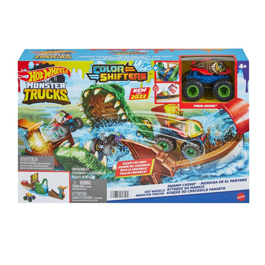 Hot wheels monster truck color shifters atacul crocodilului, Mattel - Publisol.ro