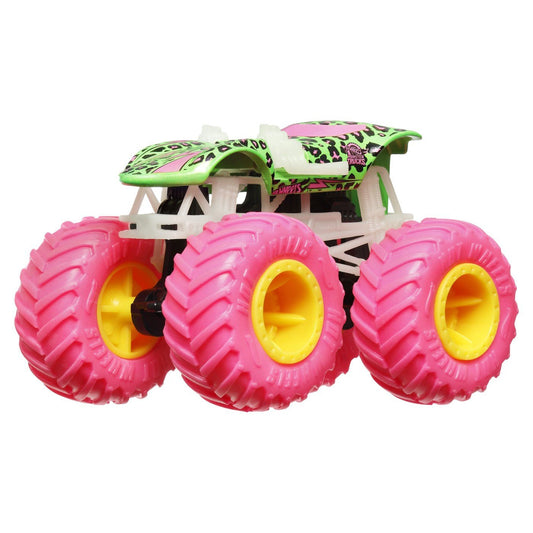Hot wheels monster truck glow in the dark masinuta twin mill scara 1:64, Mattel - Publisol.ro