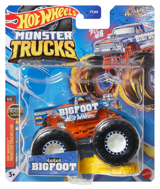 Hot wheels monster truck masinuta bigfoot scara 1:64, Mattel - Publisol.ro