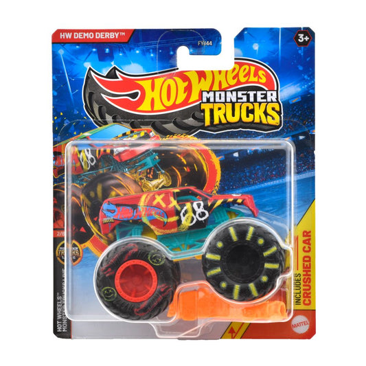 hot wheels monster truck masinuta demo derby scara 1:64, Mattel - Publisol.ro
