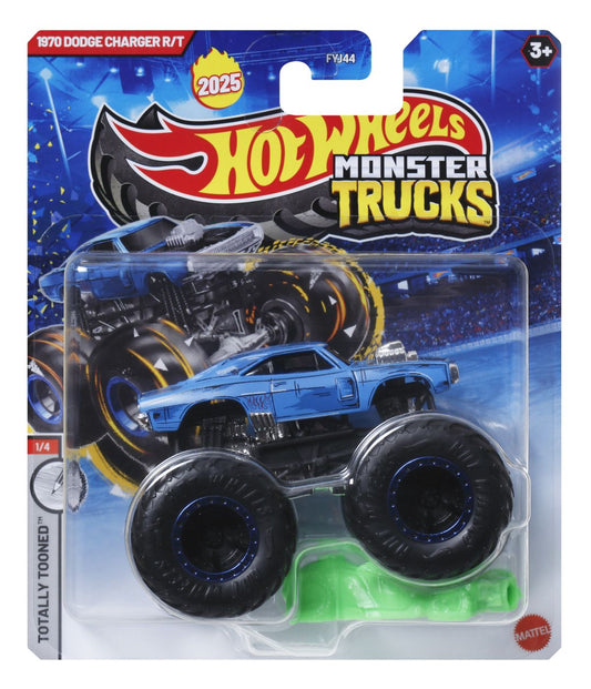 Hot wheels monster truck masinuta dodge charger rt scara 1:64, Mattel - Publisol.ro