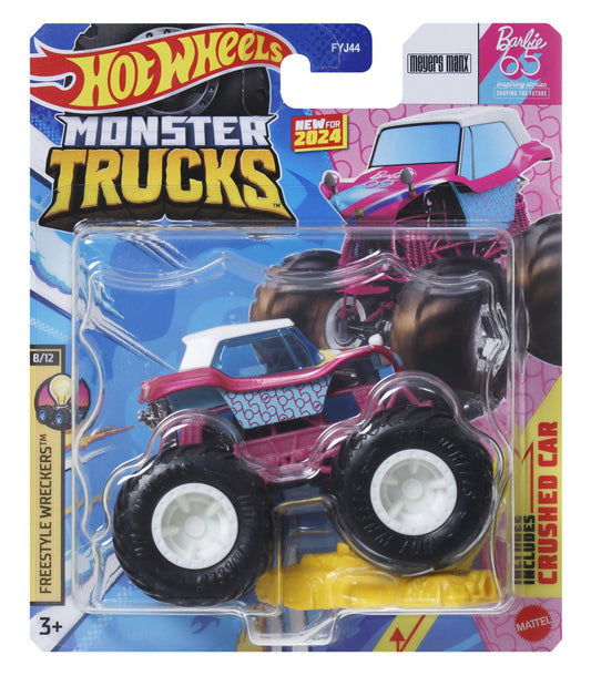 Hot wheels monster truck masinuta meyers manx barbie 65 scara 1:64, Mattel - Publisol.ro