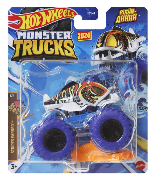 Hot wheels monster truck masinuta piran - ahhhh scara 1:64, Mattel - Publisol.ro