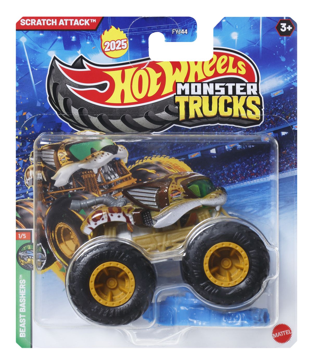 Hot Wheels monster truck masinuta scratch attack scara 1:64 - Publisol.ro