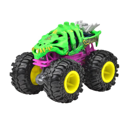 Hot wheels monster truck masinuta skelesaurus scara 1:64, Mattel - Publisol.ro