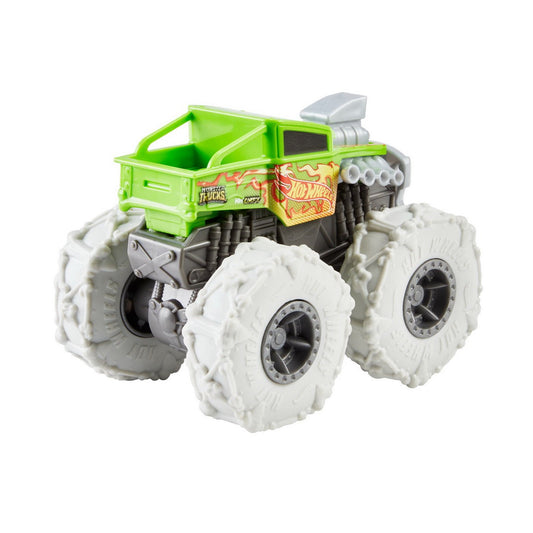 Hot wheels monster truck masinuta twister tredz bone shaker scara 1:43, Mattel - Publisol.ro