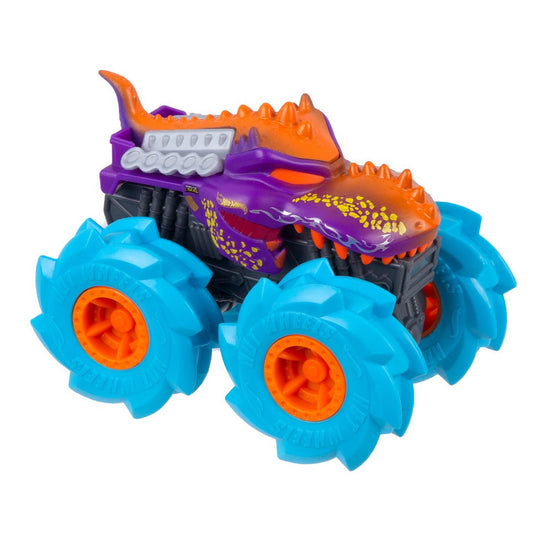 Hot wheels monster truck masinuta twister tredz mega wrex albastru scara 1:43, Mattel - Publisol.ro