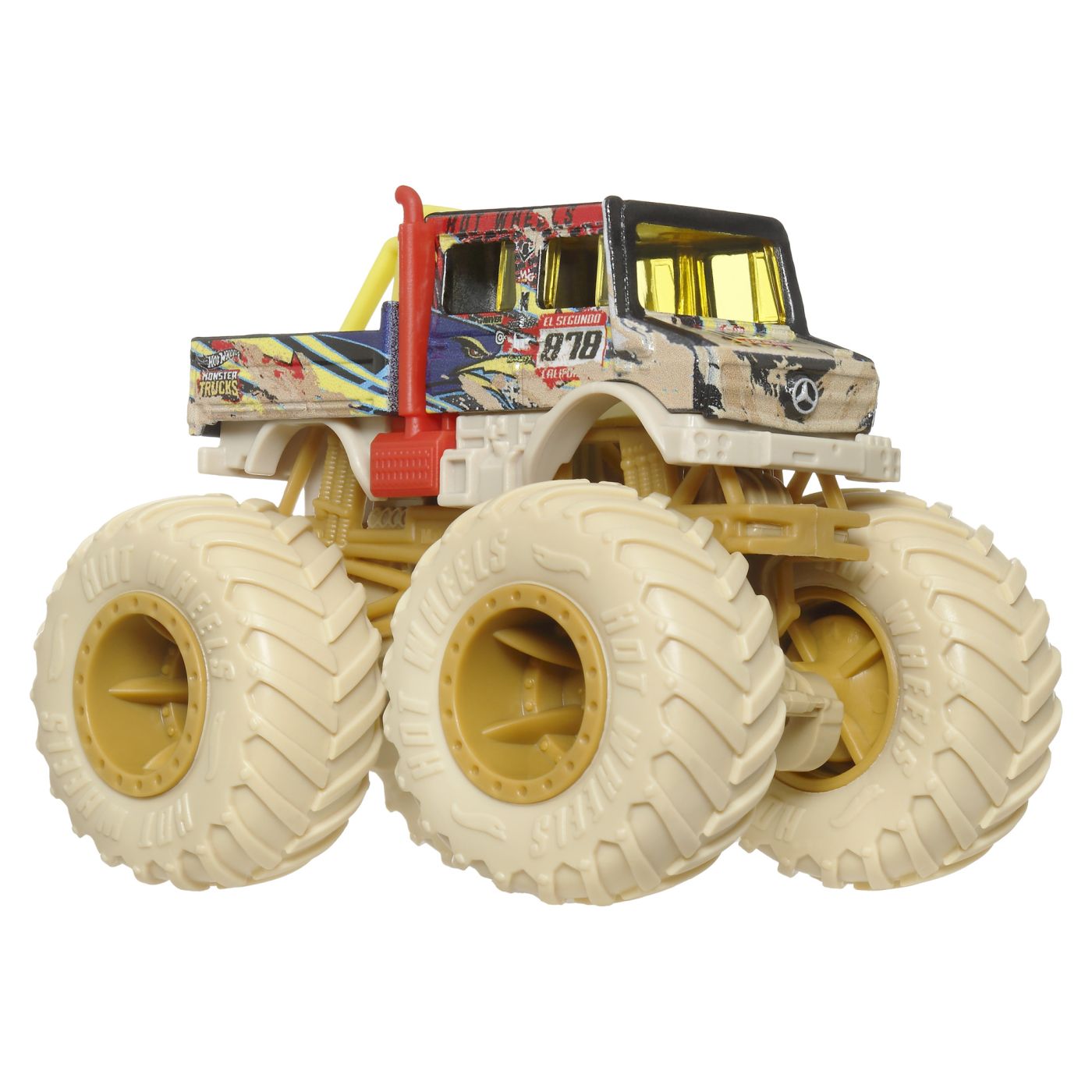 Hot Wheels monster truck masinuta unimog scara 1:64 - Publisol.ro