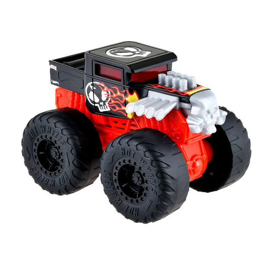 Hot wheels monster truck roarin wreckers bone shaker cu functii si sunete scara 1:43, Mattel - Publisol.ro