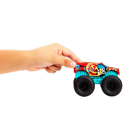 Hot wheels monster truck roarin wreckers demo derby cu functii si sunete scara 1:43, Mattel - Publisol.ro