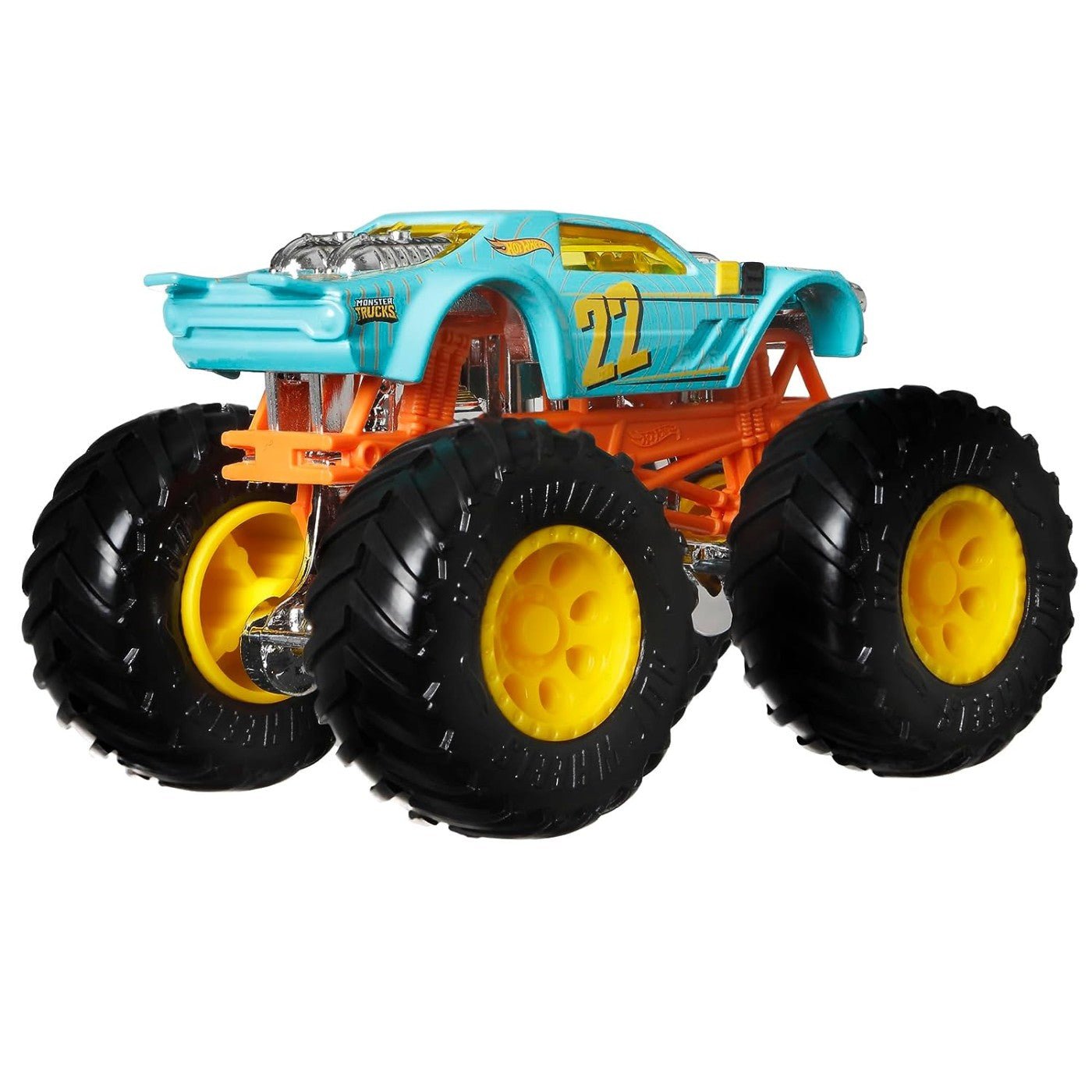 Hot Wheels monster truck si masinuta metalica night shifter - Publisol.ro