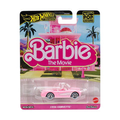 Hot Wheels pop culture Barbie the movie masinuta metalica 1956 Corvette scara 1:64 - Publisol.ro
