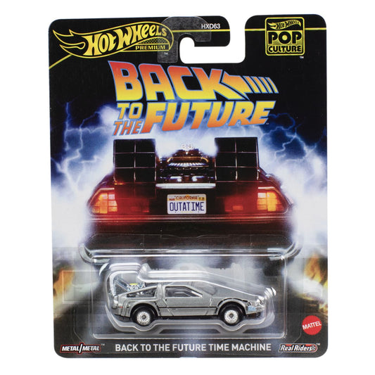 Hot Wheels pop culture masinuta metalica Back to the future scara 1:64 - Publisol.ro