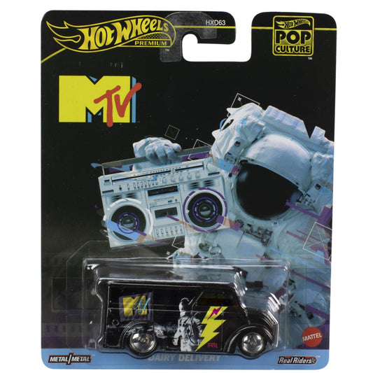 Hot wheels pop culture masinuta metalica dairy delivery mtv scara 1:64, Mattel - Publisol.ro