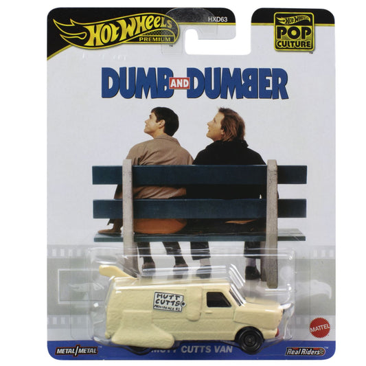 Hot wheels pop culture masinuta metalica dumb and dumber mutt cutts van scara 1:64, Mattel - Publisol.ro