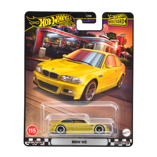 Hot wheels premium boulevard masinuta metalica bmw m3 scara 1:64, Mattel - Publisol.ro