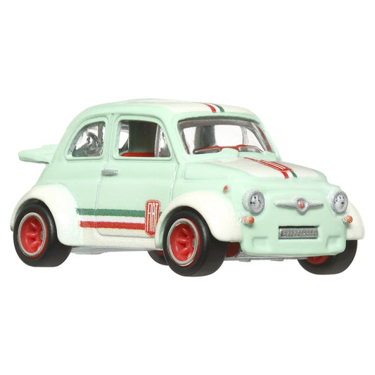 Hot wheels premium boulevard masinuta metalica fiat 500 d modificado scara 1:64, Mattel - Publisol.ro