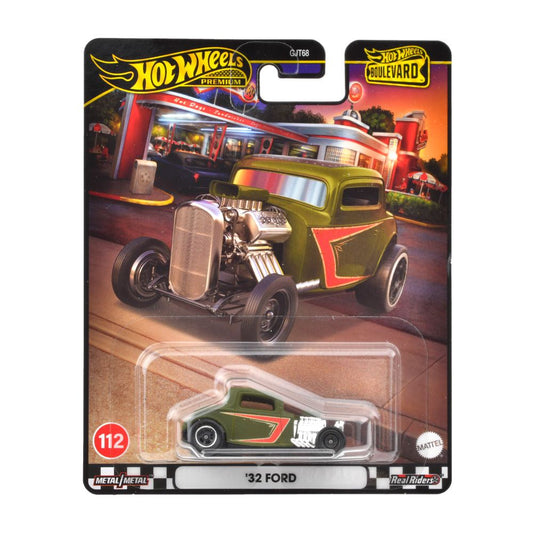 Hot wheels premium boulevard masinuta metalica ford 32 scara 1:64, Mattel - Publisol.ro