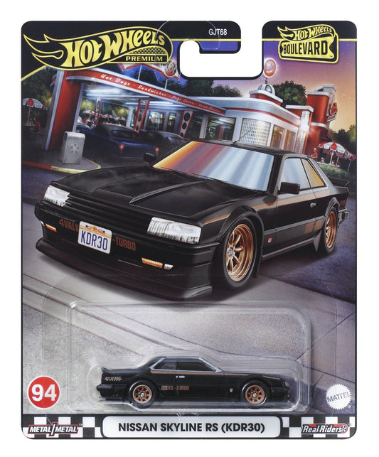 Hot wheels premium boulevard masinuta metalica nissan skyline rs scara 1:64, Mattel - Publisol.ro