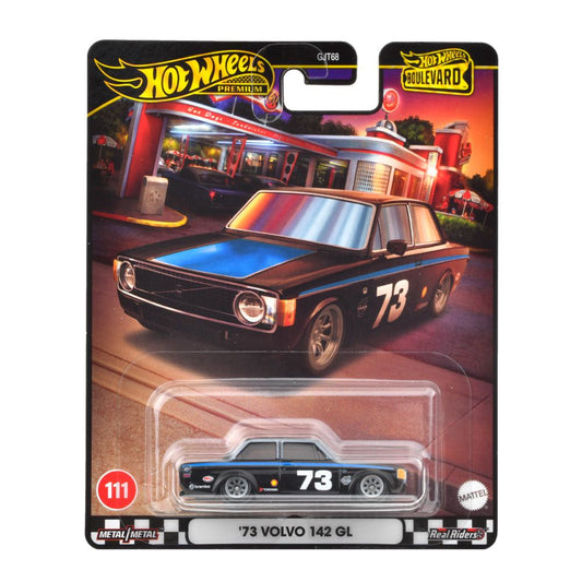 Hot wheels premium boulevard masinuta metalica volvo 142 gl scara 1:64, Mattel - Publisol.ro