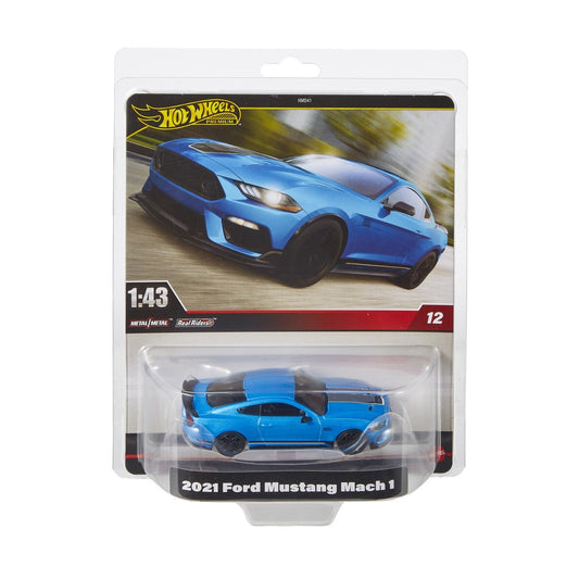Hot wheels premium real riders masinuta metalica ford mustang mach 1 2021 scara 1:43, Mattel - Publisol.ro