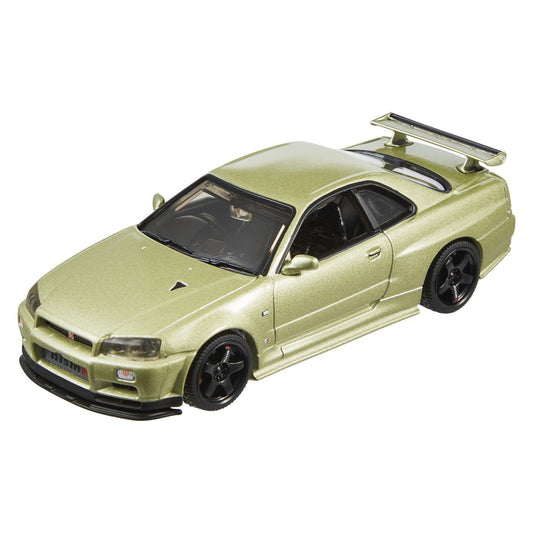 Hot wheels premium real riders masinuta metalica nissan skyline gt - r scara 1:43, Mattel - Publisol.ro