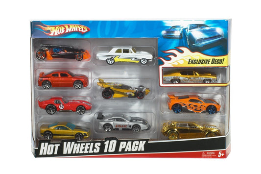 Hot wheels set 10 masinute scara 1:64, Mattel - Publisol.ro