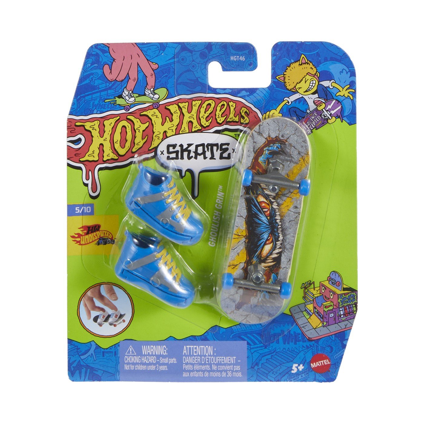 Hot Wheels set placa si pantofi de skate - Publisol.ro