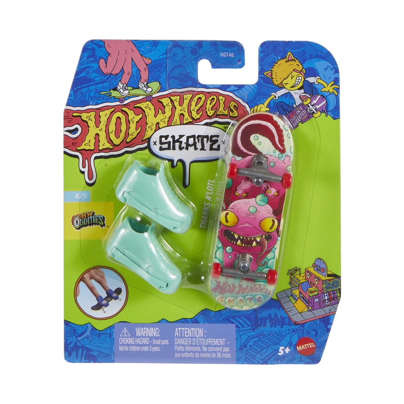 Hot Wheels set placa si pantofi de skate - Publisol.ro