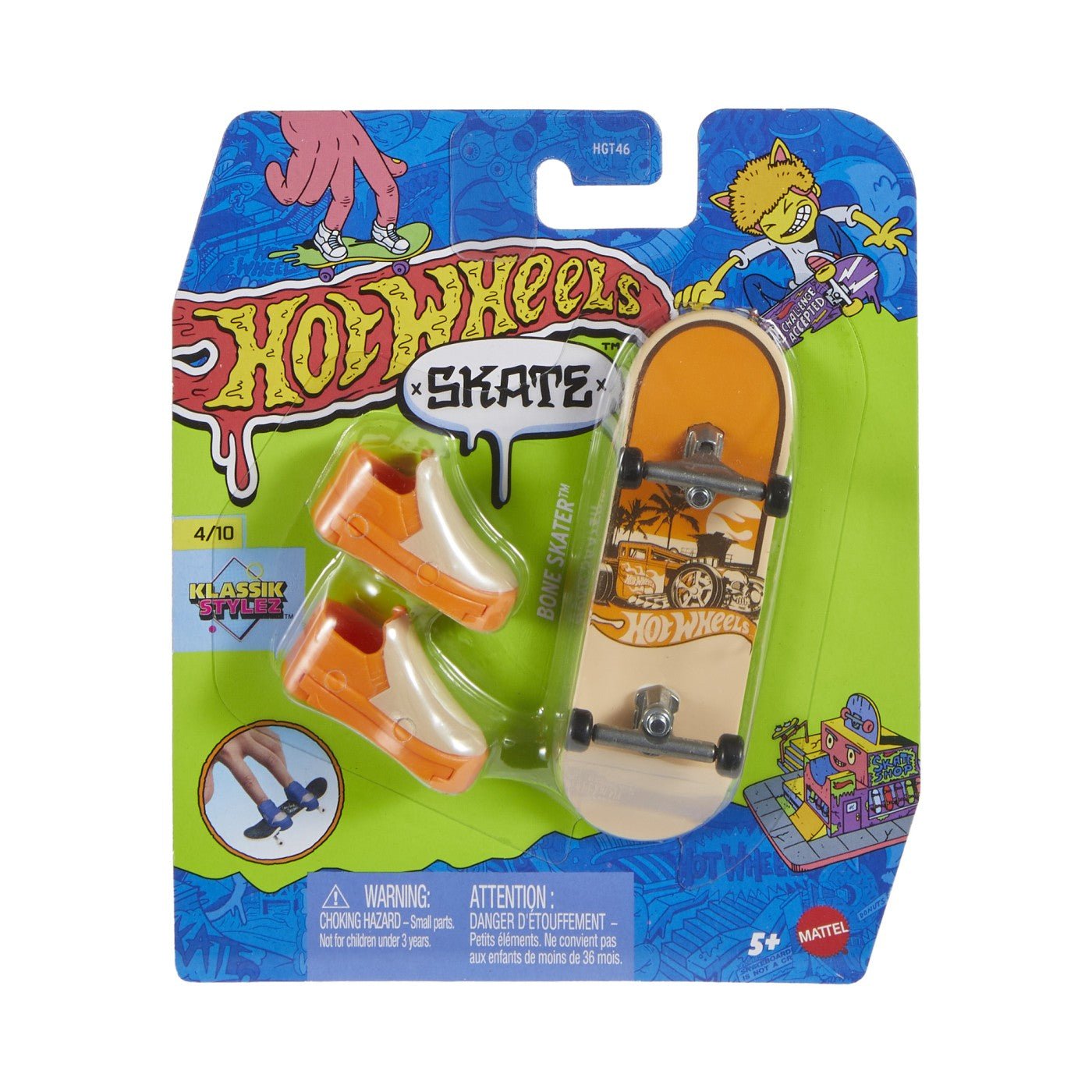 Hot Wheels set placa si pantofi de skate - Publisol.ro