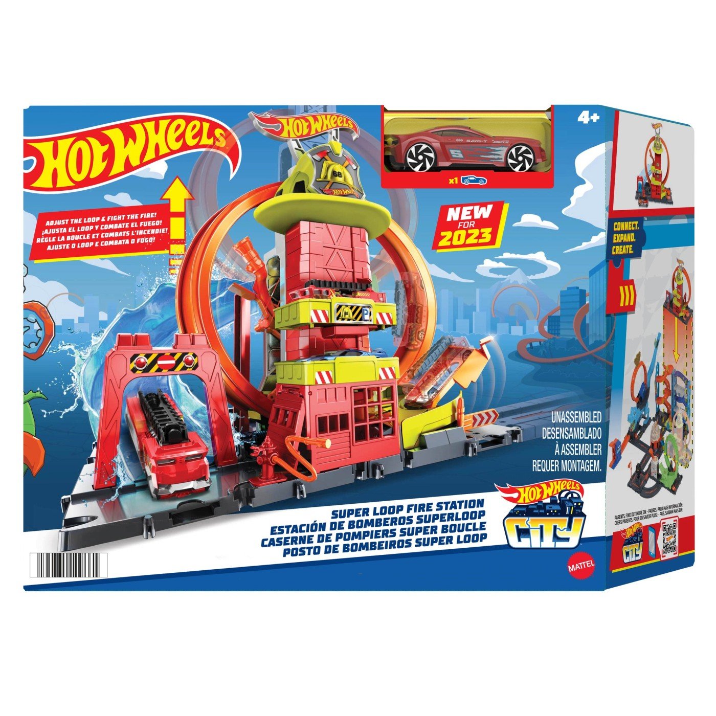 Hot Wheels statia de pompieri super loop - Publisol.ro
