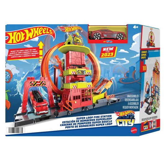 Hot Wheels statia de pompieri super loop - Publisol.ro