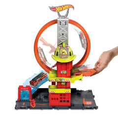 Hot Wheels statia de pompieri super loop - Publisol.ro
