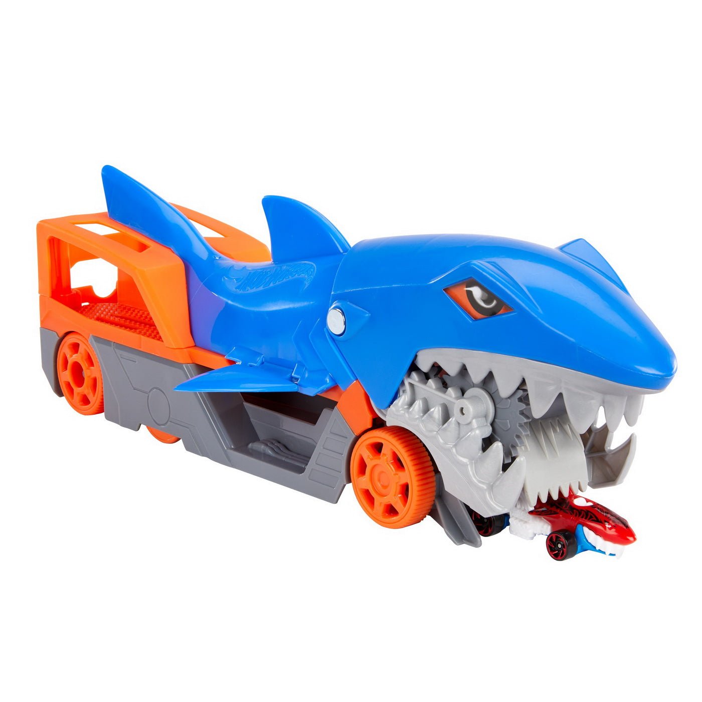 Hot Wheels transportator rechin cu masinuta inclusa - Publisol.ro