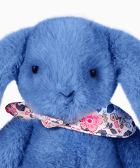 Iepuras Bleu Doudou - jucarie de plus, 25 cm - Doudou et Compagnie - Publisol.ro