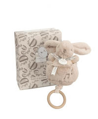 Iepuras muzical Doudou , bej, 20 cm - Doudou et Compagnie - Publisol.ro