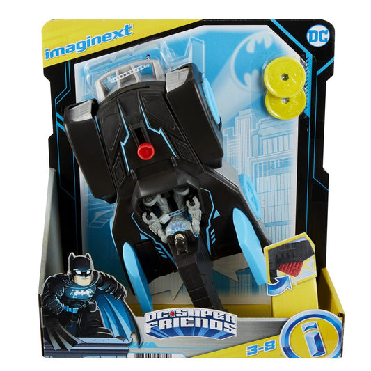 Imaginext dc super friends vehicul cu figurina bat - tech batmobil, Mattel - Publisol.ro