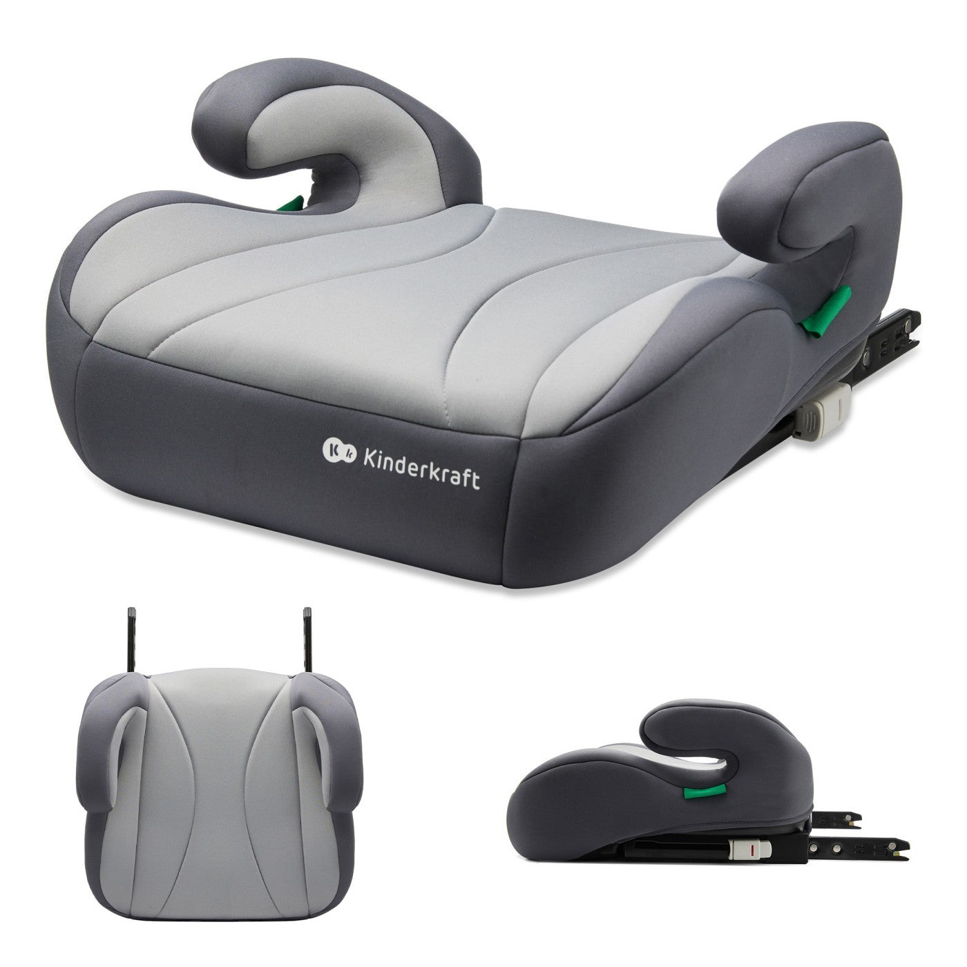 Inaltator auto Kinderkraft boost, i - size 135 - 150 cm, grey - Publisol.ro