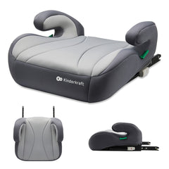 Inaltator auto Kinderkraft boost, i - size 135 - 150 cm, grey - Publisol.ro