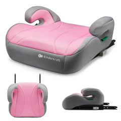 Inaltator auto Kinderkraft boost, i - size 135 - 150 cm, rose pink - Publisol.ro